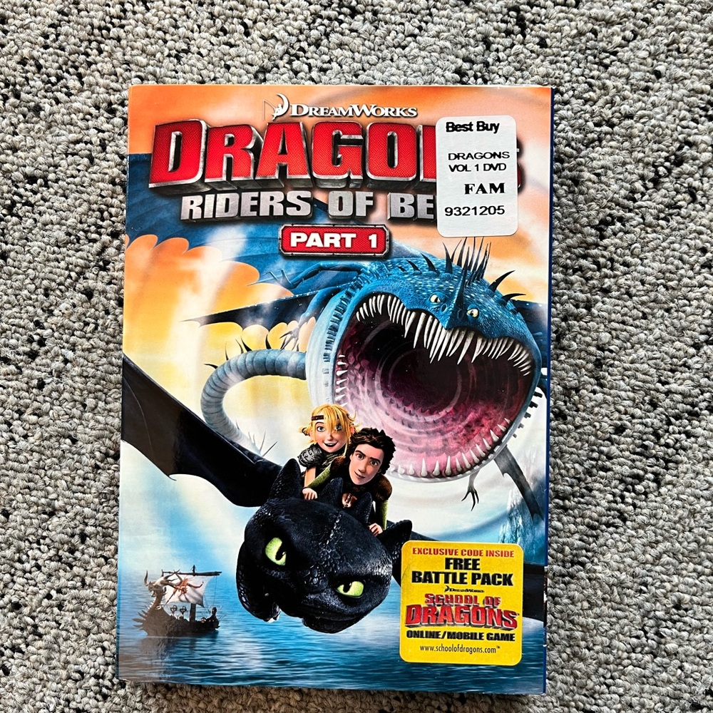 How To Train Your Dragon: Dragons: Riders of Berk Part 1 (DVD, 2012) (SEALED)